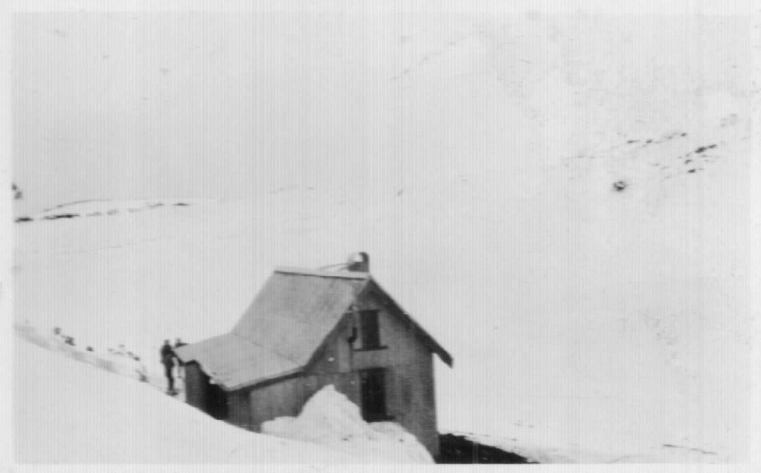 Cope Hut 1930. Cath Magill.