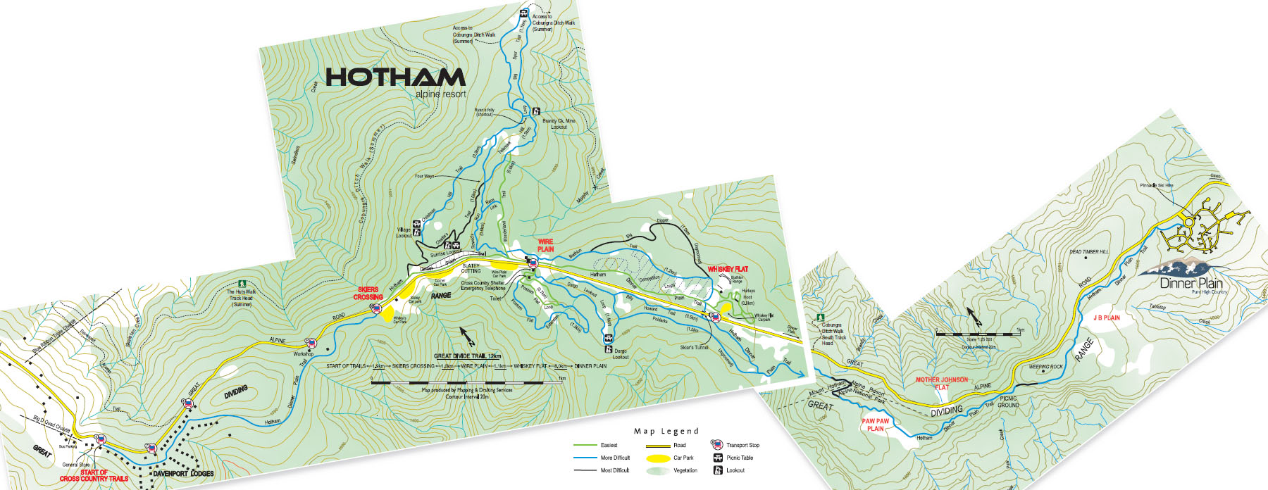 2011 Cross country ski map