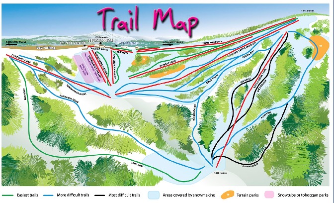 2010 claimed but check on triple chairlift dates. Trim line on right.