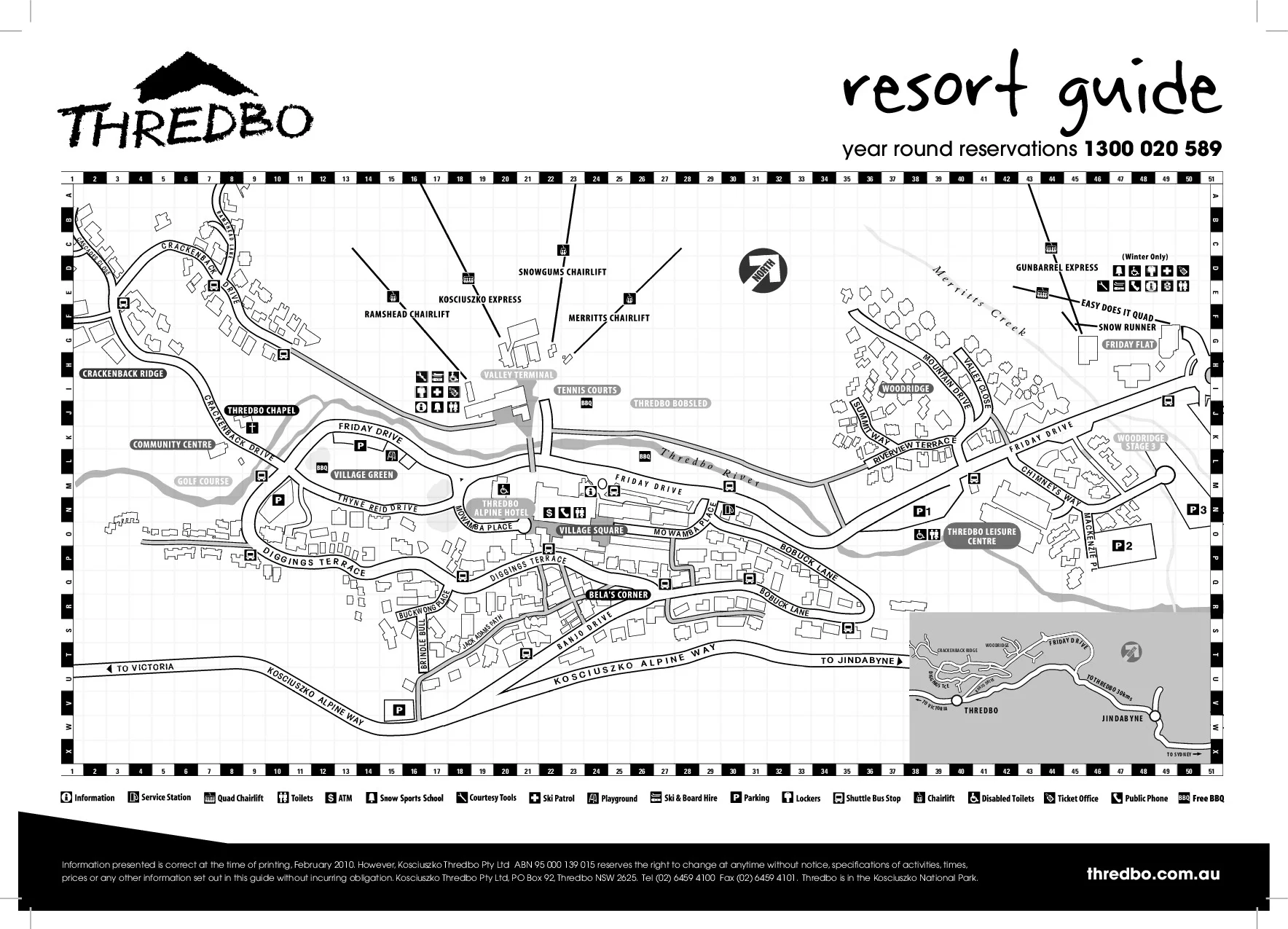 2011 circa. Town map