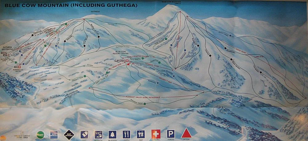 1992. Blue Cow and Guthega. Medium resolution.