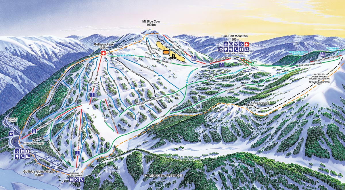 2011 showing the Guthega area.