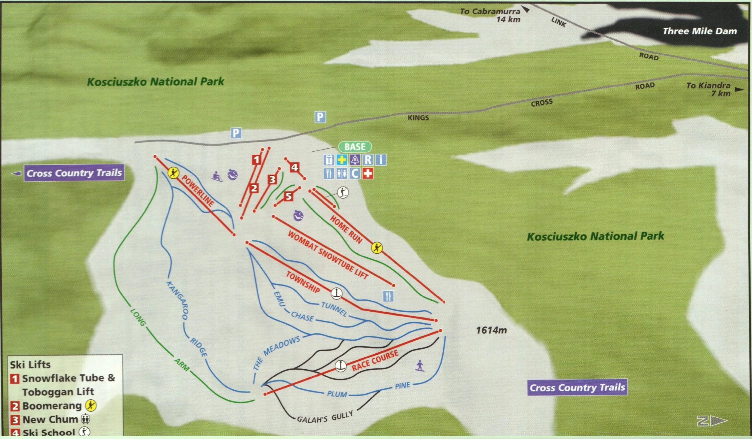 200 5 . Map from Robert Upe & Jim Darby. The snow guide to Australia and New Zealand . Explore Australia Publishing, 2005.