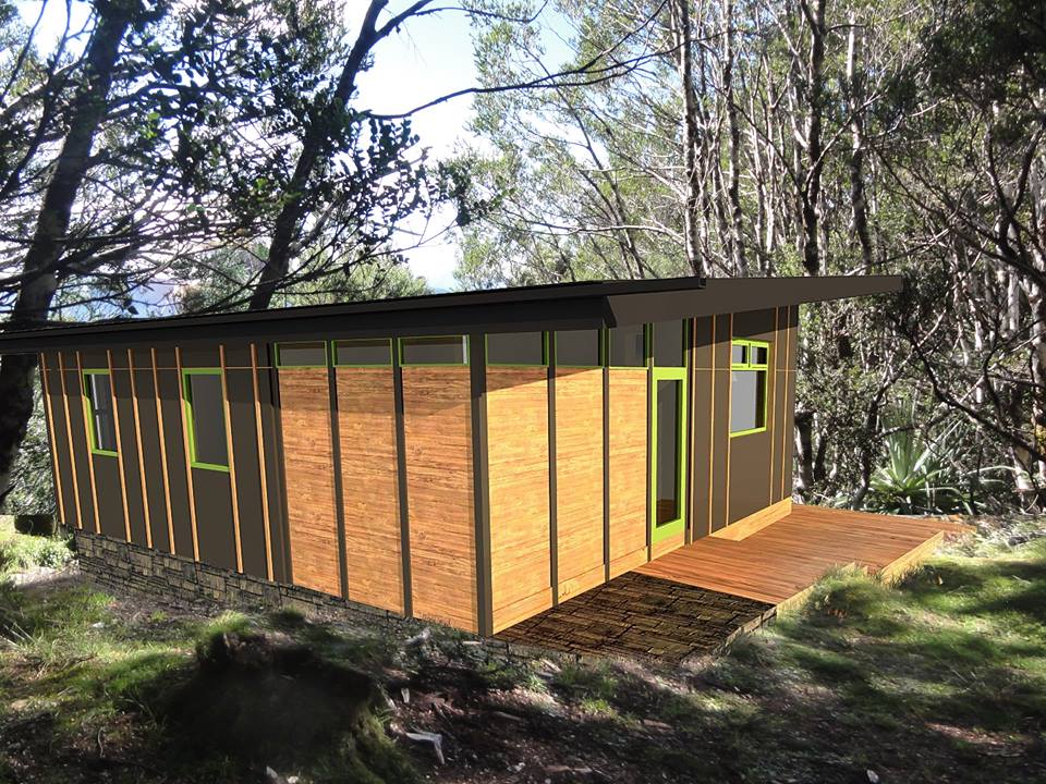 Another proposed design for Tahune Hut in PWS May 2016 Facebook post.