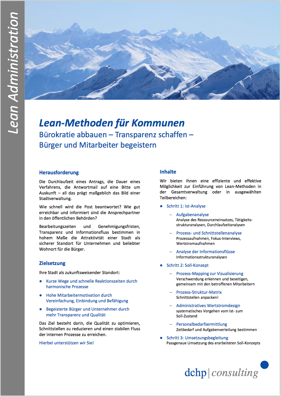 Lean-Methoden für Kommunen