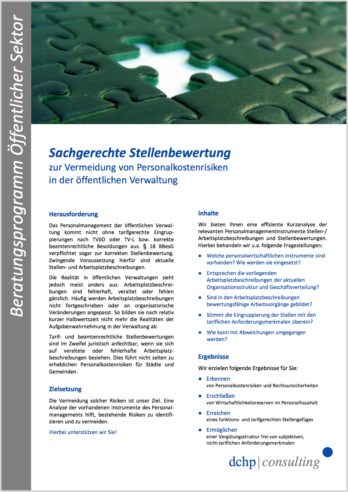 Sachgerechte Stellenbewertung