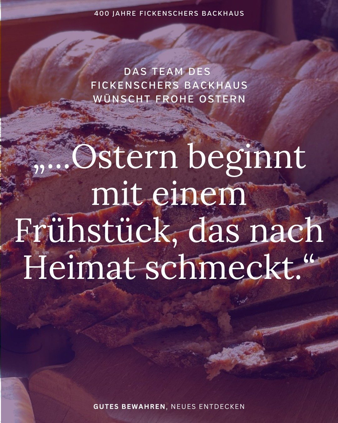 Ein Osterfest, das nach Heimat schmeckt. 🕊
Mit frischem Sauerteigbrot, handgeflochtenem Zopf und unseren traditionellen Backwaren wird euer Osterfr&uuml;hst&uuml;ck zu einem besonderen Genussmoment. Wer noch auf der Suche nach echten Osterspezialit&