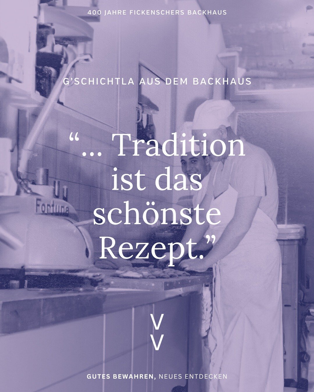 Im Jahr 1913 wurde Robert Fickenscher geboren. Gemeinsam mit seiner Frau und unserer Oma Lotte f&uuml;hrte er viele Jahrzehnte Fickenschers Back- und Wirtshaus in der Luitpoldstra&szlig;e in M&uuml;nchberg, ehe er 1972 die Geschicke an Sohn Helmut un