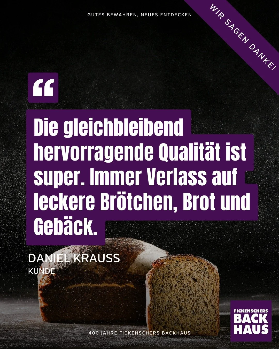 Handwerk, Qualit&auml;t und echte Leidenschaft &ndash; genau daf&uuml;r stehen wir. Danke, dass ihr das jeden Tag wertsch&auml;tzt. 🥨✨