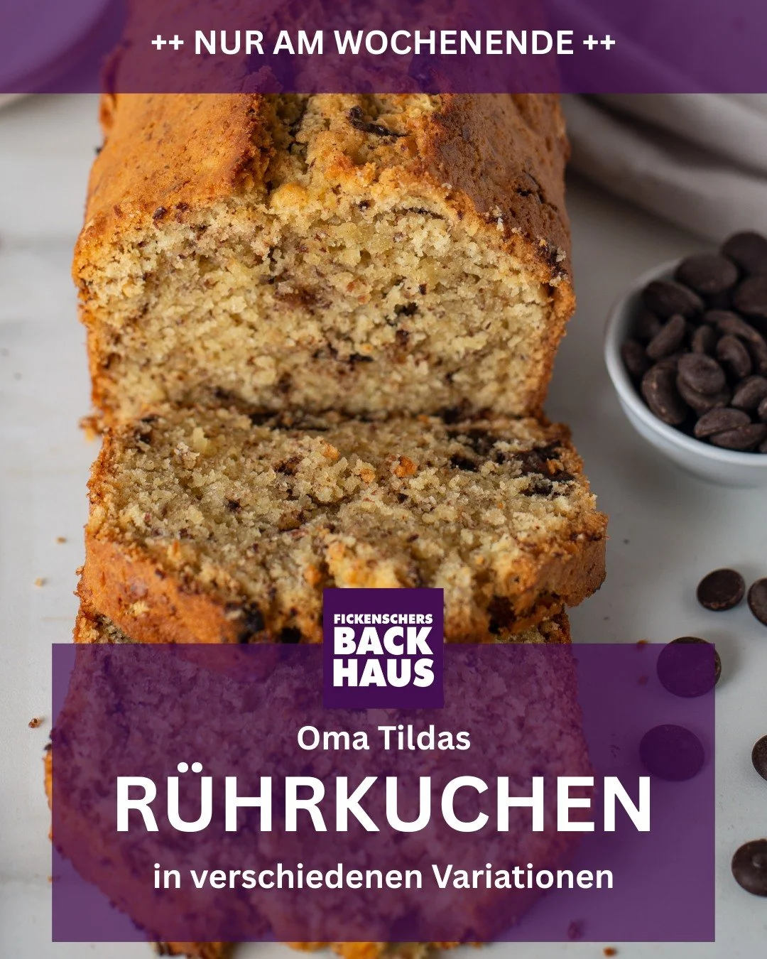 Nach altem Rezept gebacken und herrlich saftig: Oma Tildas R&uuml;hrkuchen ist ein echter Klassiker f&uuml;r die Kaffeetafel ☕🍰 In verschiedenen Variationen und mit viel Handwerksliebe. Nur am Wochenende in unseren Fachgesch&auml;ften.
#Fickenschers