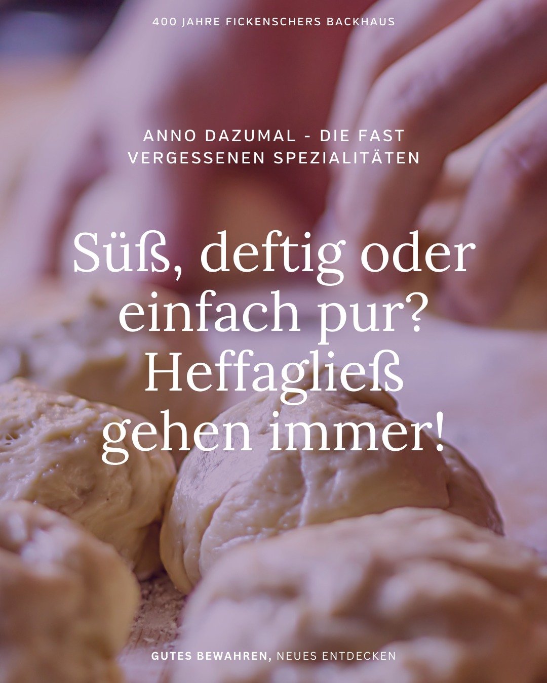 S&uuml;&szlig;, deftig oder ganz pur 🤍 Hefeteig ist mehr als nur Basis &ndash; er ist ein St&uuml;ck Kindheit. Kneten, warten, backen&hellip; und am Ende dieser unverwechselbare Duft 🥖

#GutesBewahren #NeuesEntdecken