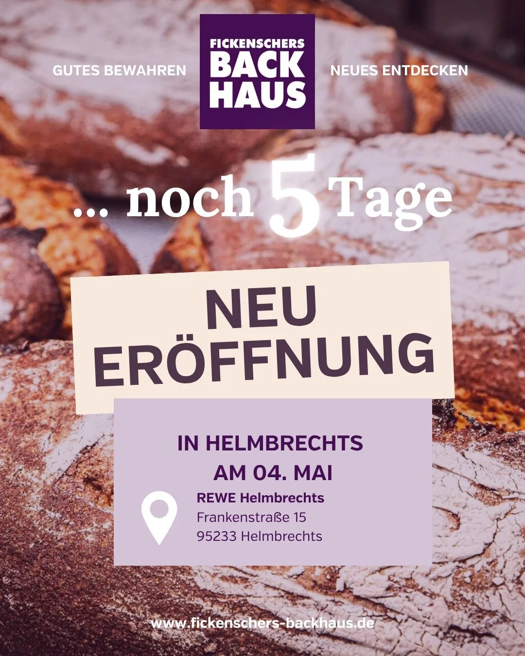 Noch 5 Tage bis zur Neuer&ouml;ffnung! ✨ Bald hei&szlig;t es: T&uuml;ren auf im REWE Markt Helmbrechts &ndash; in unserem neuen Fachgesch&auml;ft. Es wird frisch, neu und richtig lecker. Tolle Angebote &amp; Rabatte warten schon&hellip;