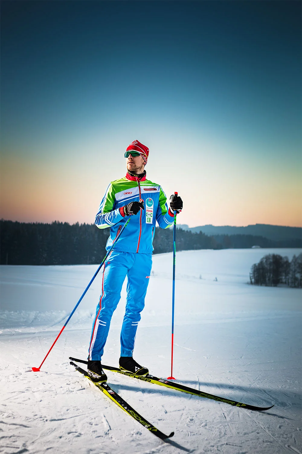 Portrait eines Langläufers