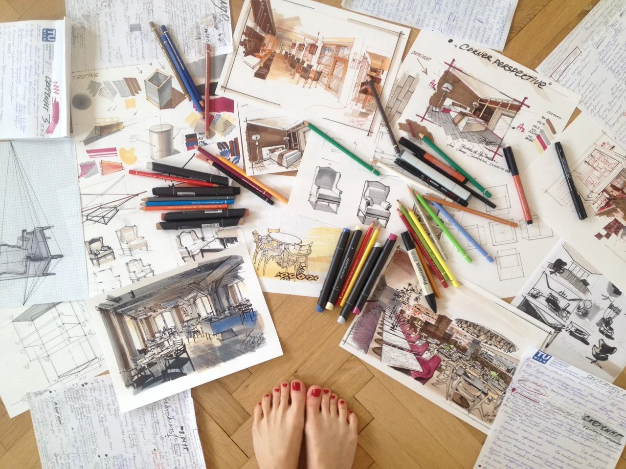 Как это было: мой первый год преподавания скетчинга. Скетчинг для начинающих.