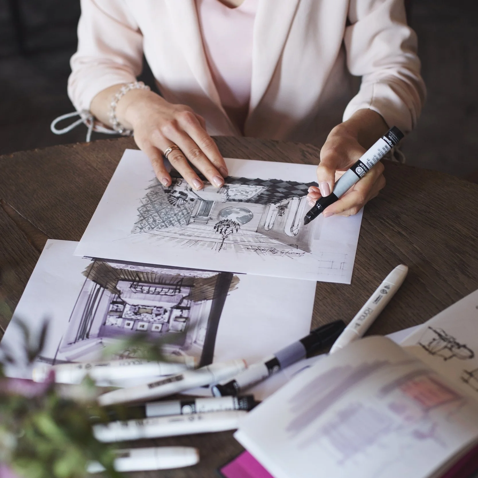 курсы рисования для дизайнеров интерьера