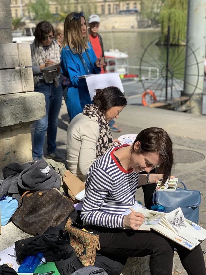 Мой скетч-тур в Париже. Как это было + фотоотчет