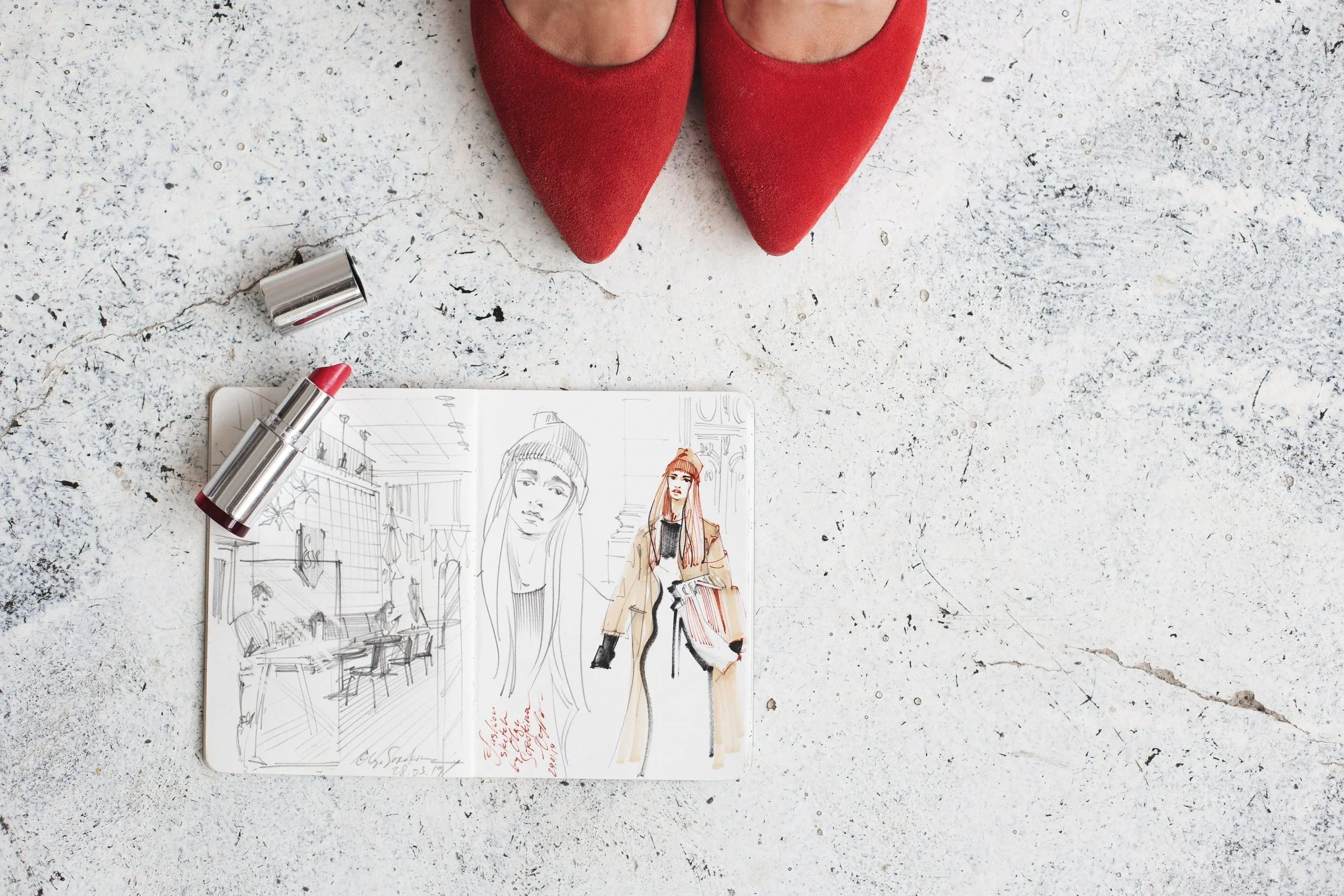 3 главных ошибки в фэшн скетчинге маркерами у начинающих