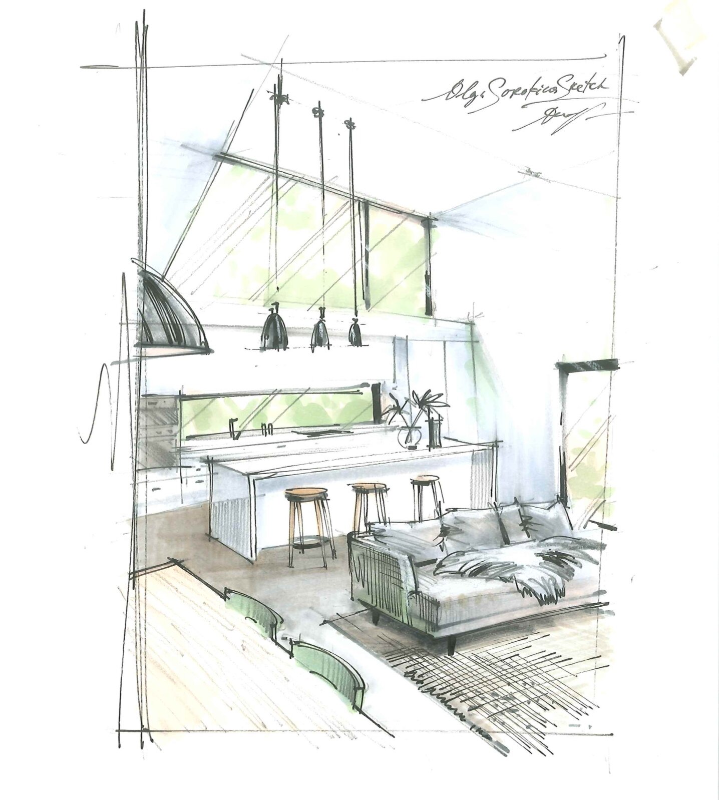11 Reasons Why Interior Designers And Architects Should Sketch School Of Sketching By Olga Sorokina
