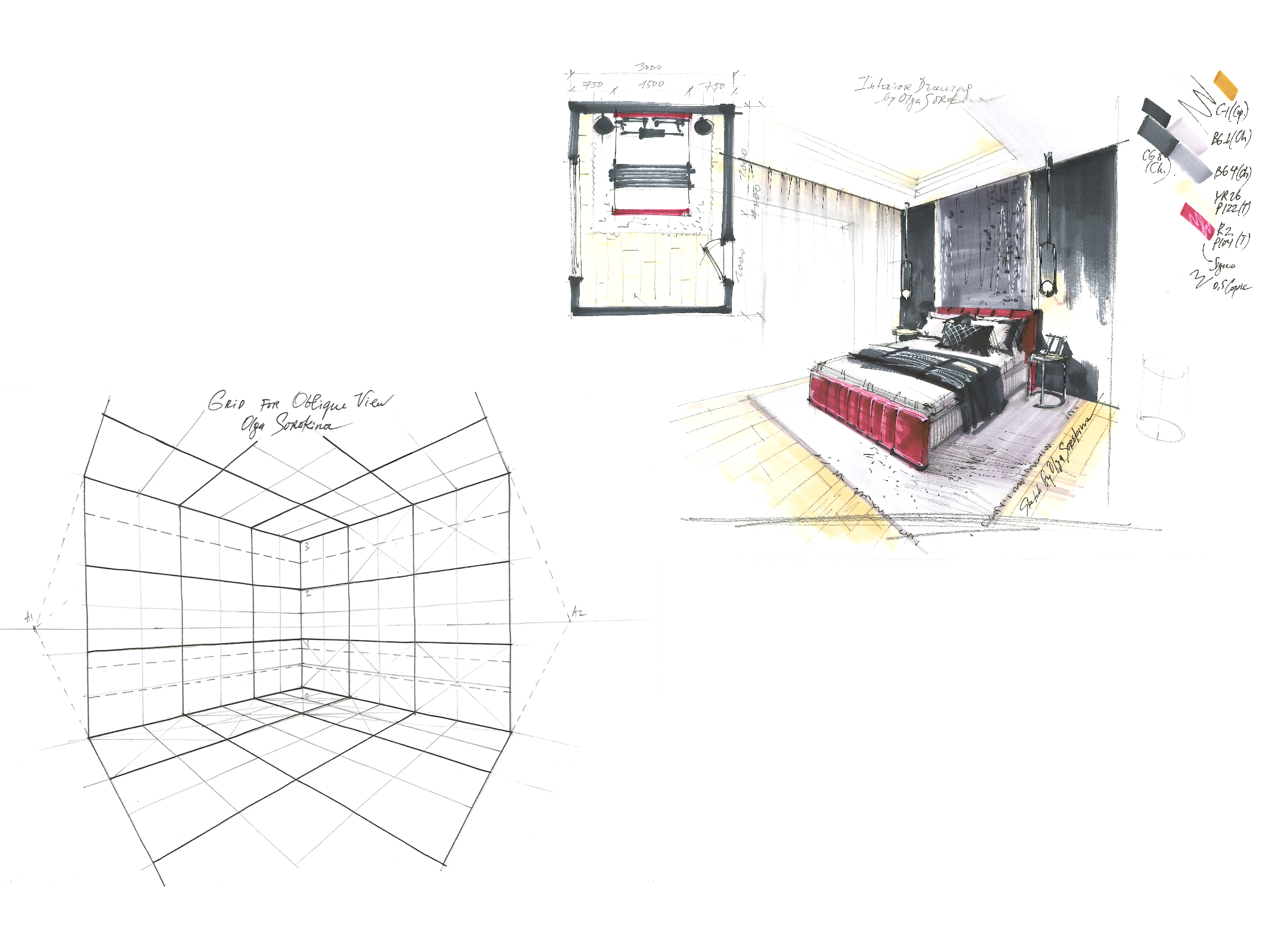 Featured image of post Interior Design Sketches Living Room 2 Point Perspective Interior : How to draw a room with perspective drawing tutorial of a living room.