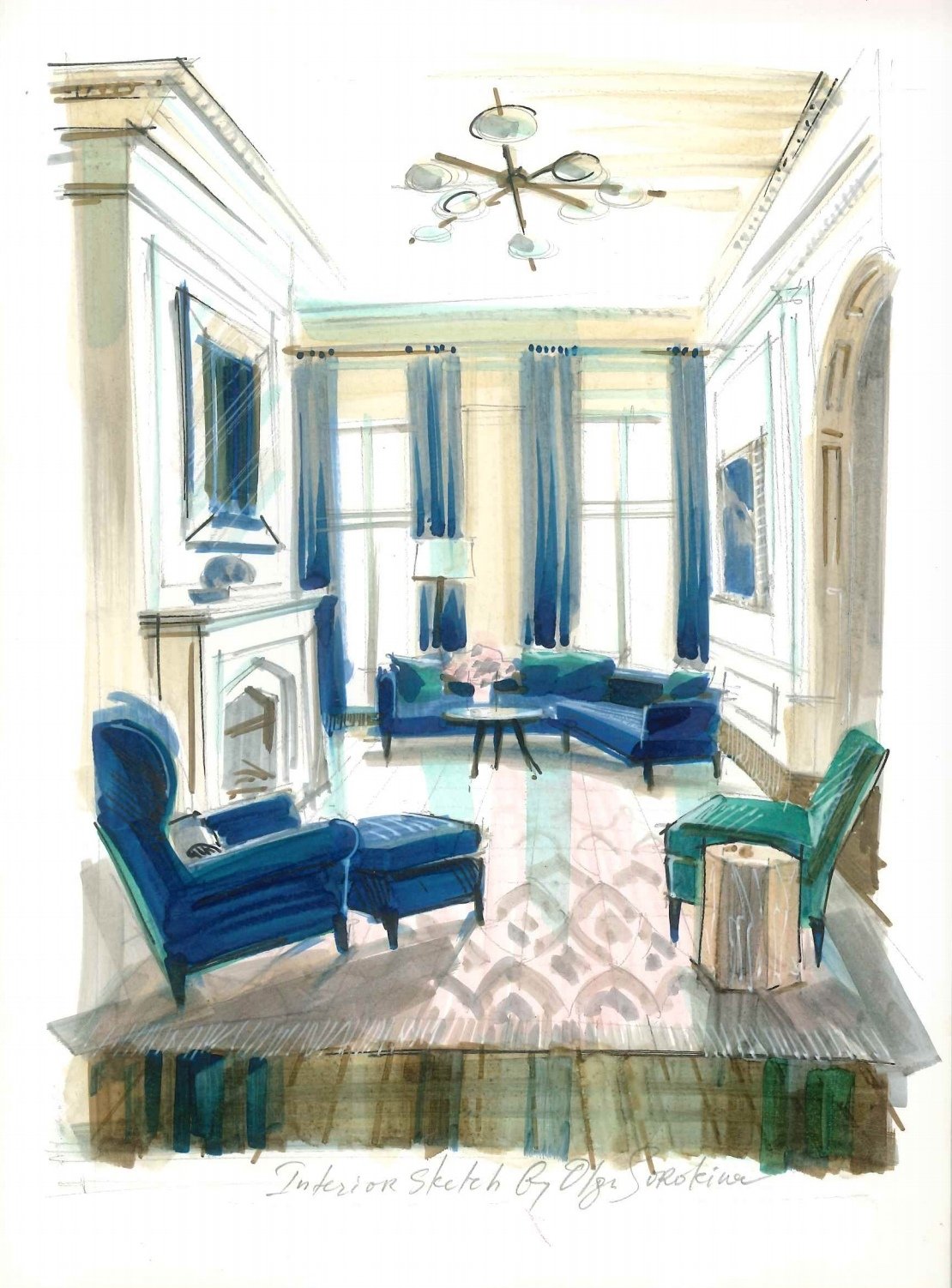 Interior sketch living room markers.jpeg