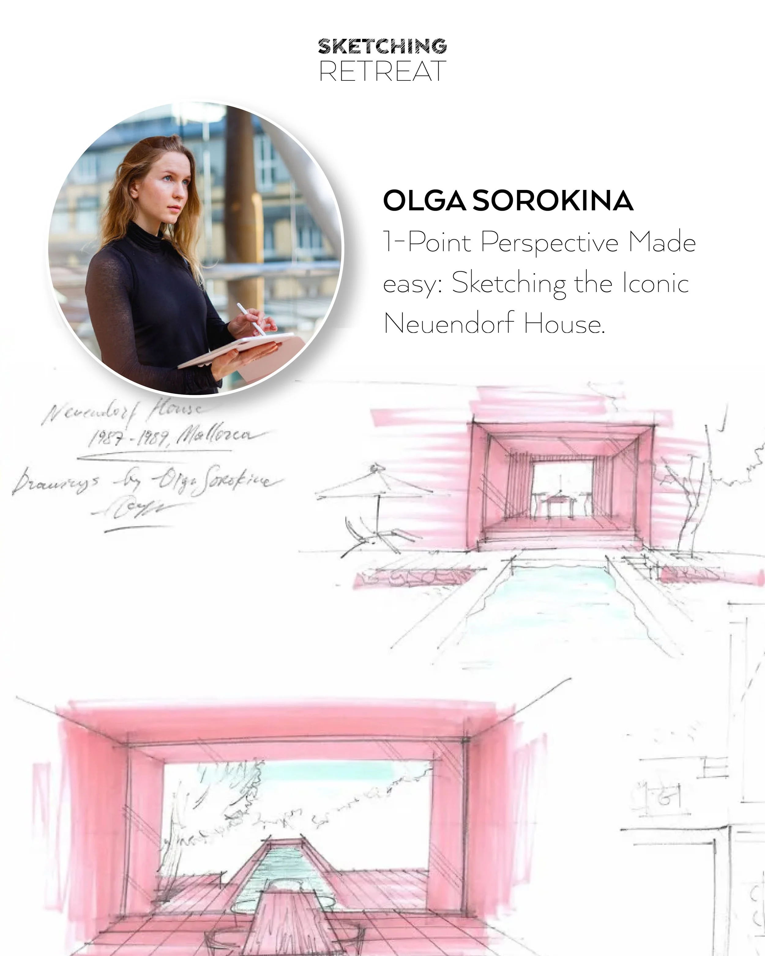 Welcome to Sketching Retreat 2023: The #1 Online Event for Interior, Architecture, and Landscape Sketching