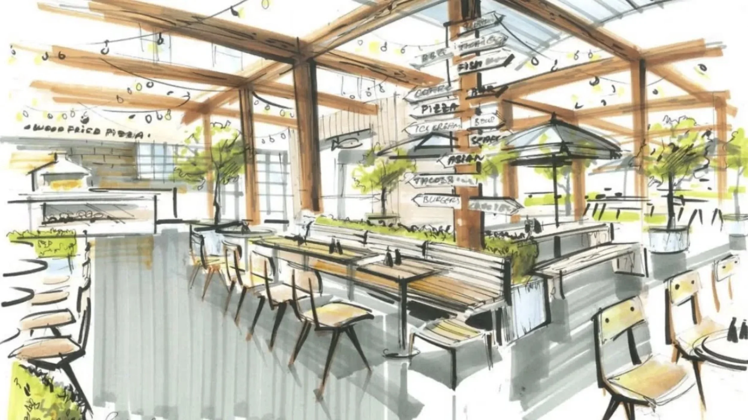Interior Drawing: My 3 Rules of Custom Sketches