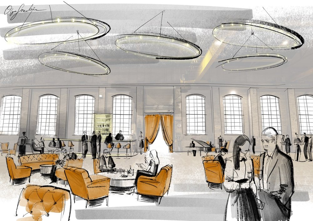 Theatre Interior Sketching in Procreate: Behind the Scenes of My 2025 ...