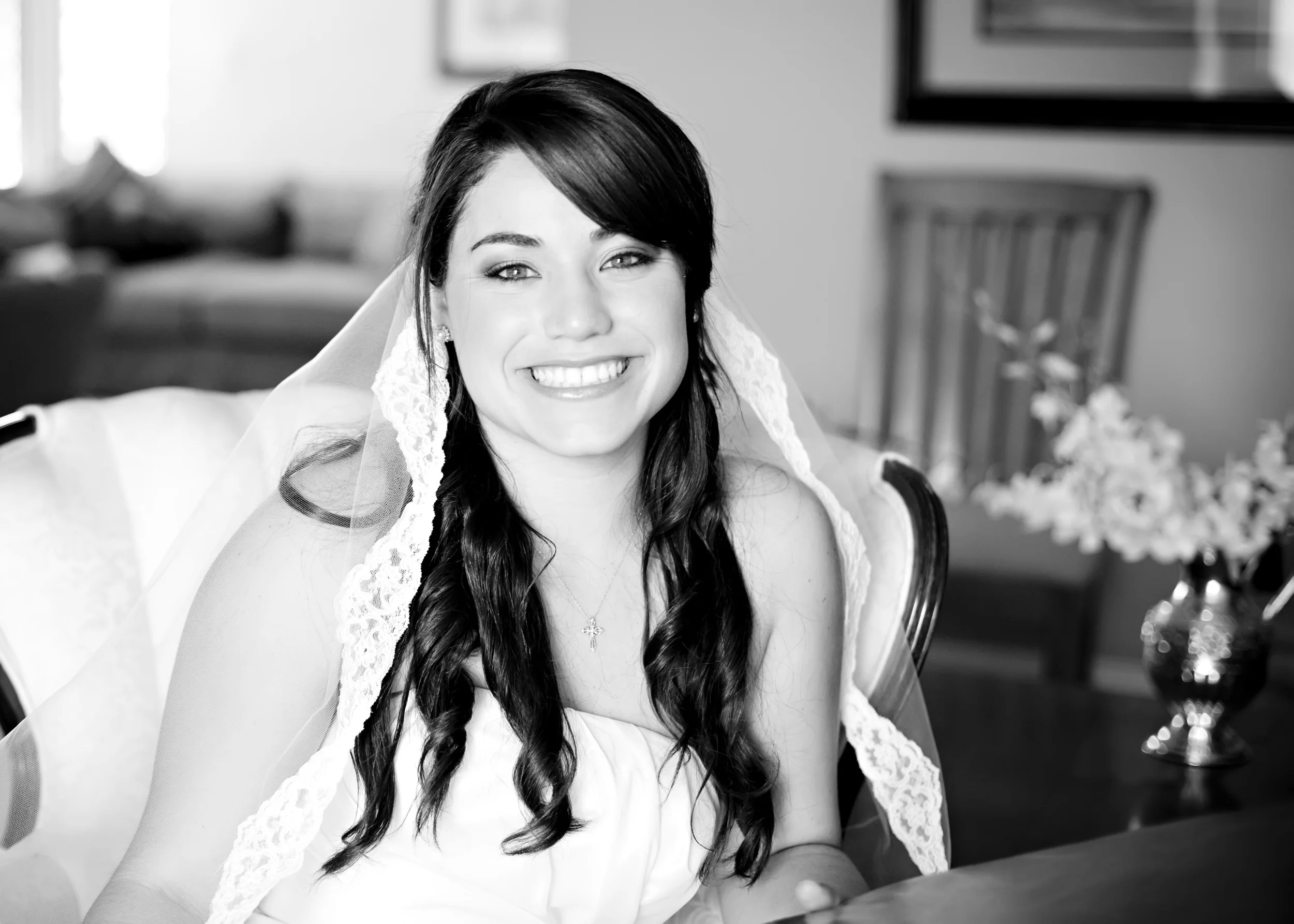 the beautiful bride who received the gift of visiting her ailing Mom on her wedding day.