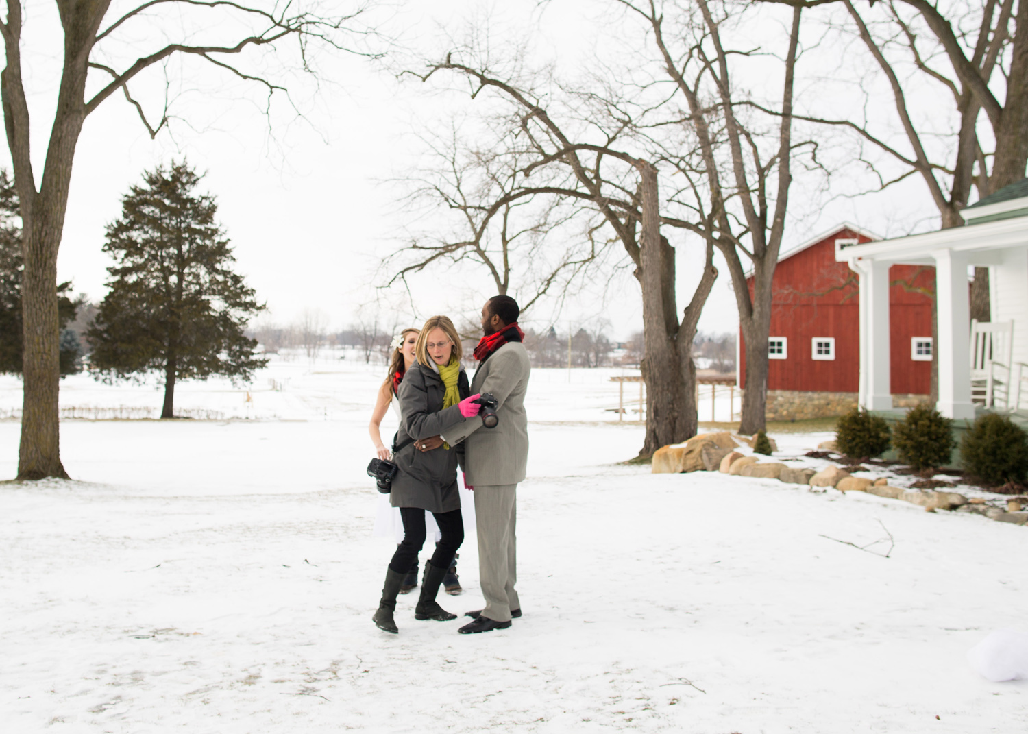 sometimes Deana jumps right in to show how to give a hug, ha!