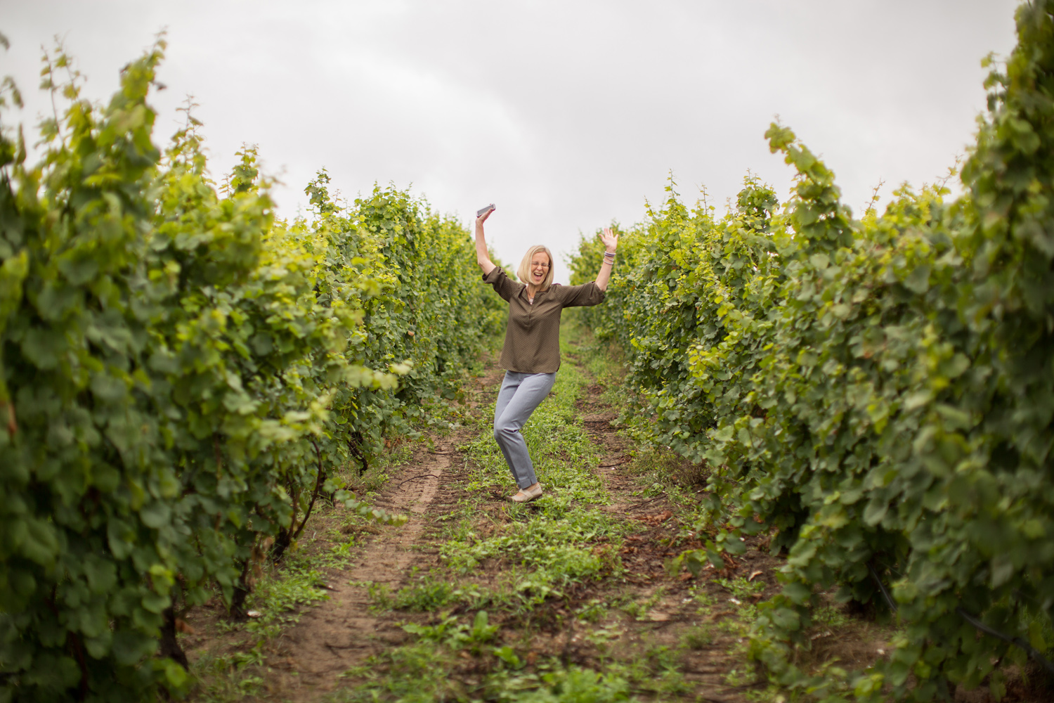  this sums up how we feel about shooting in a) a vineyard b) Traverse City 
