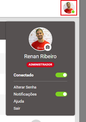 Seu navegador perguntará se você deseja permitir ou bloquear as notificações na tela de atendimento. Clique em Permitir / Allow.