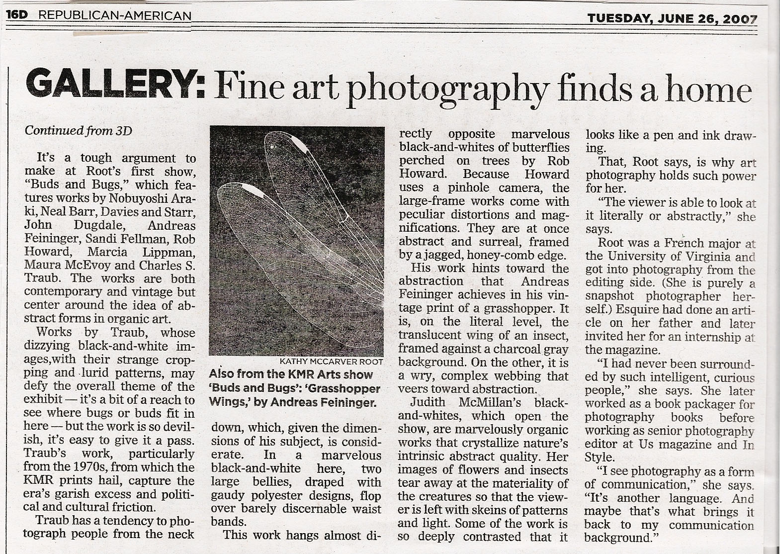 Gallery_ Fine Art Photography Finds A Home. June 26, 2007. Republican American.jpg