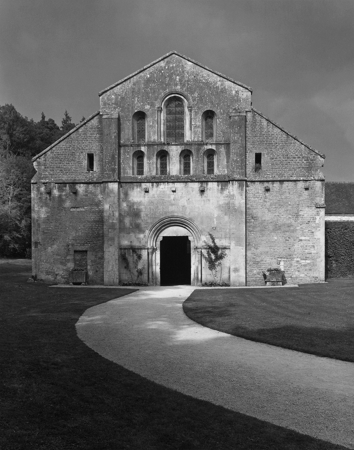 Façade of the Church, Fontenay, 1986