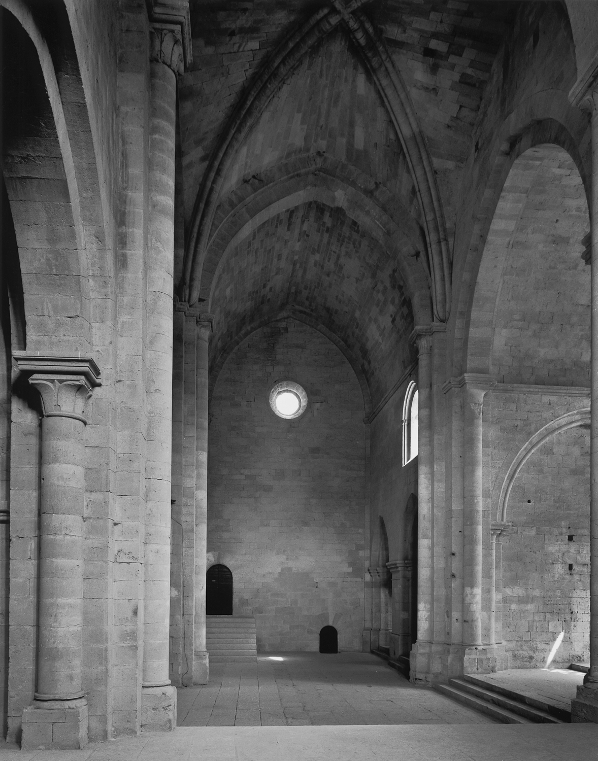Crossing, North Transept and Night Stairs, Silvacane, 1986