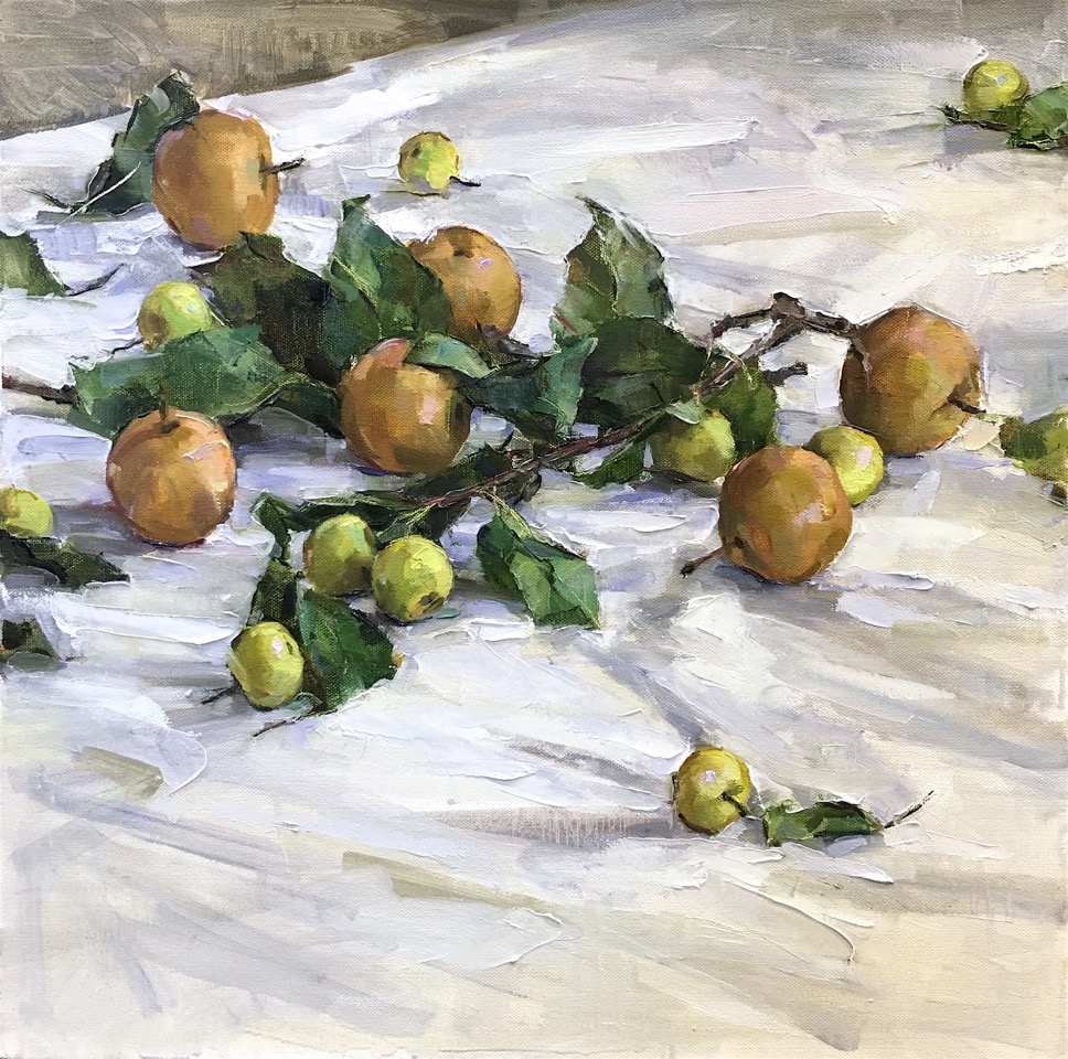 Apples Pears20x20.jpeg
