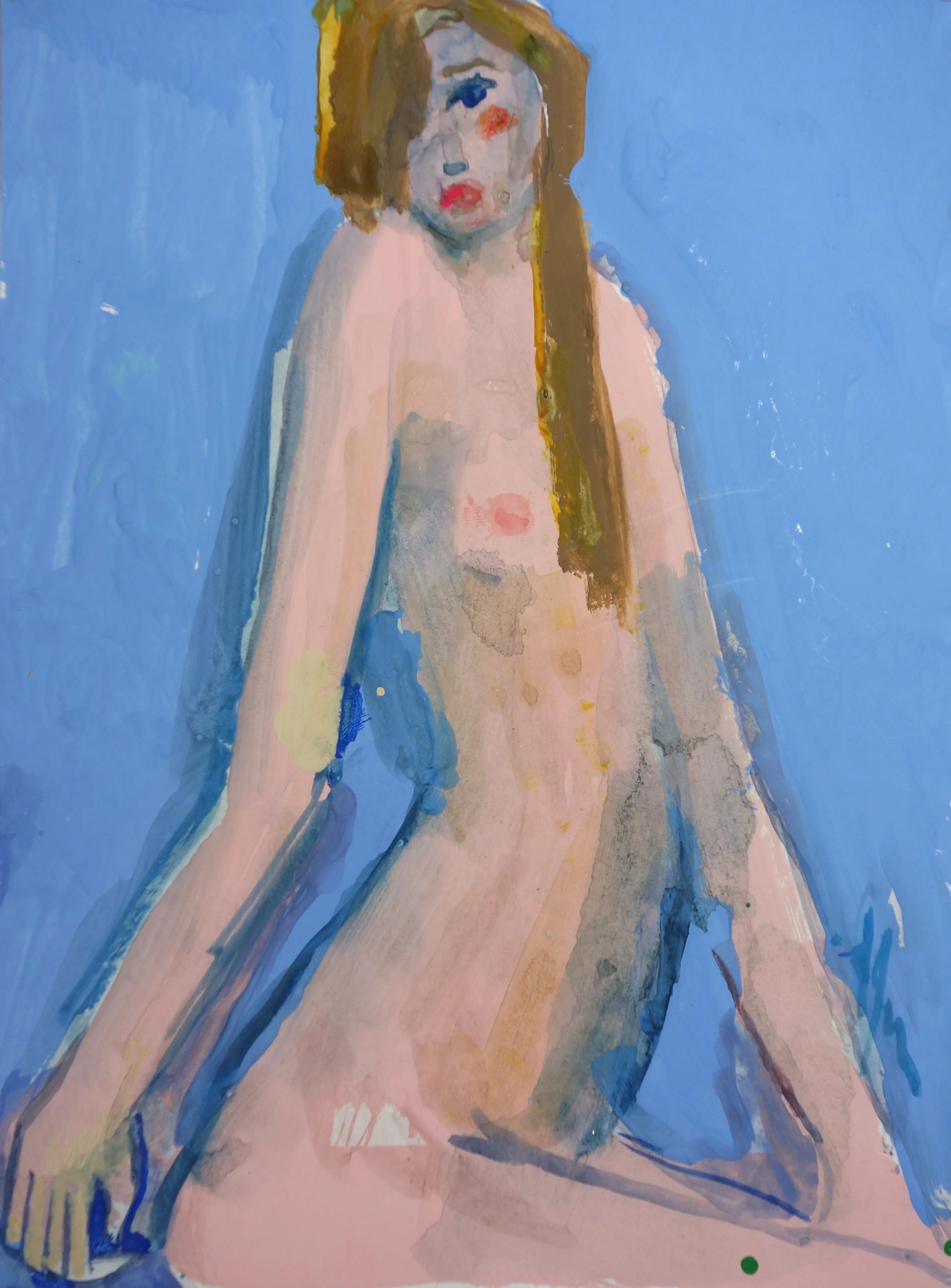 Amanda Johnson_Blue Morning_6x8_mixed medium on watercolor paper_2026.JPG