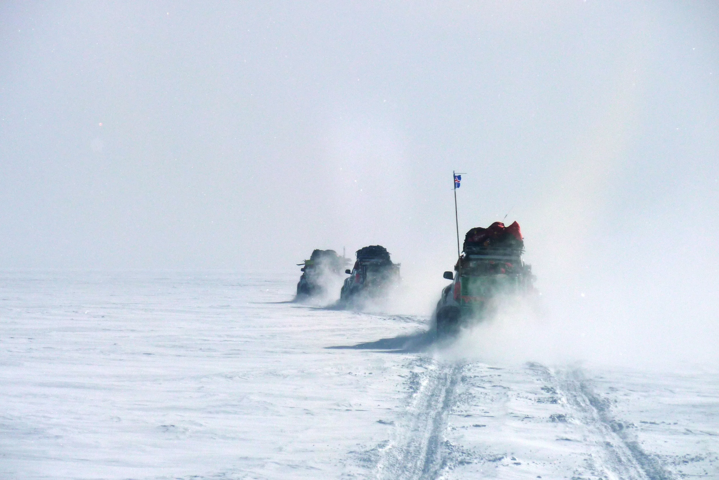 Driving to the South Pole