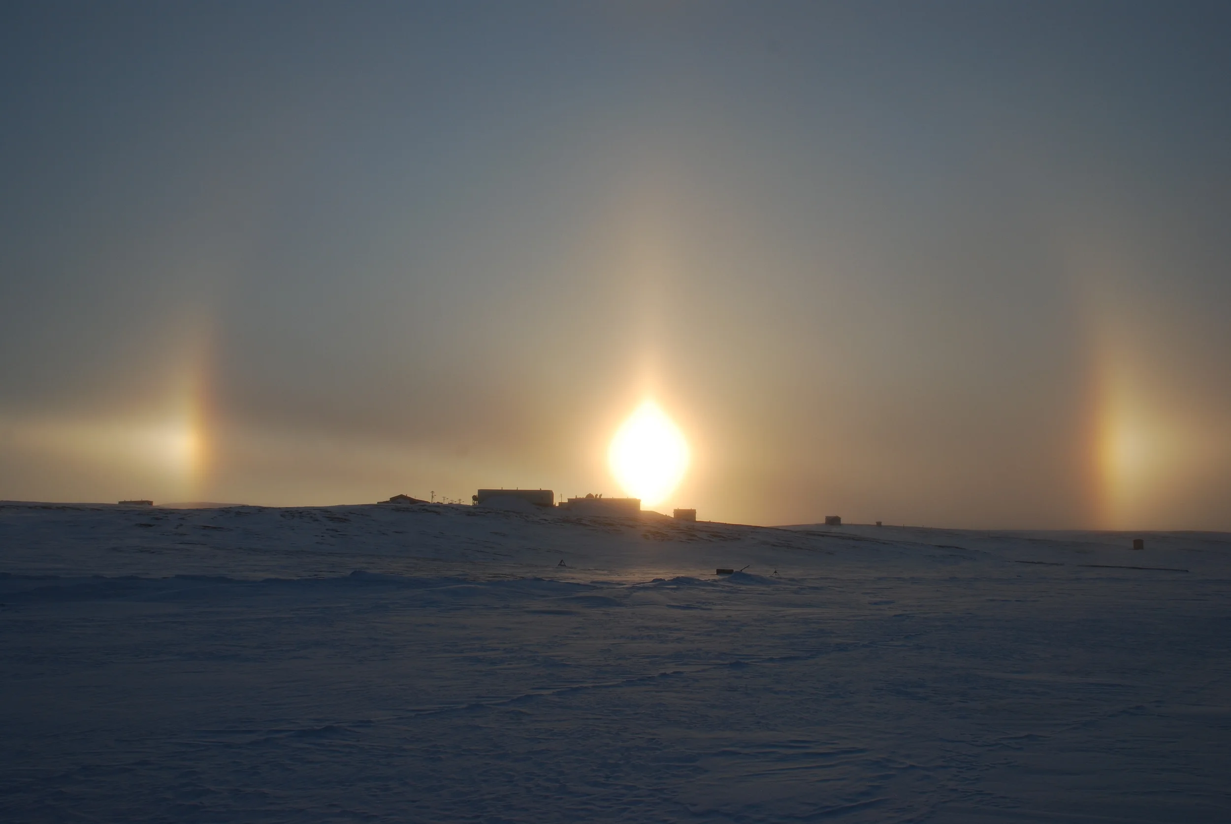 Sundogs over isachsen mine, Arctic Canada.JPG
