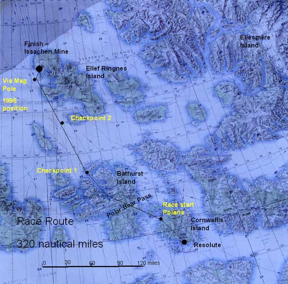 Route of the Polar Challenge