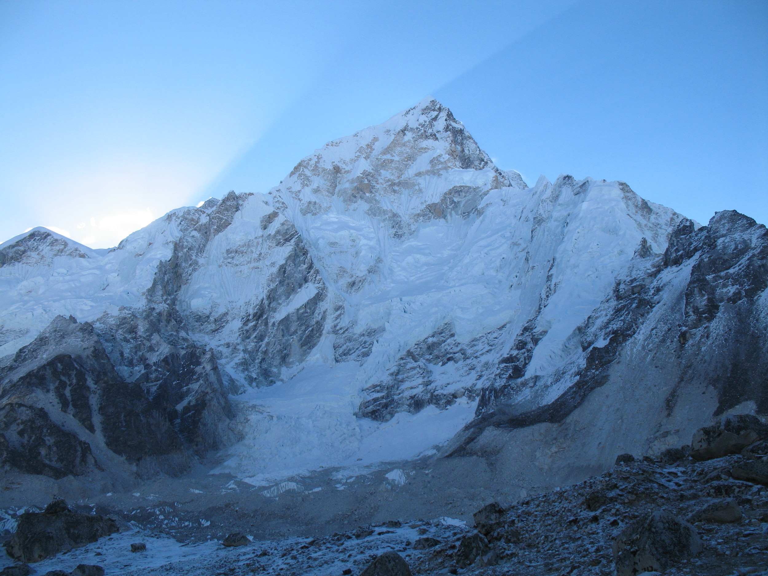 Sunrise over Nuptse in the Khumbu region of Nepal