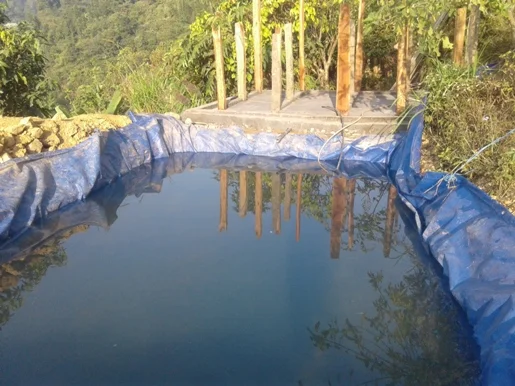 The Glacier Trust provides funding for construction of rainwater harvesting in Deurali. As rainfall patterns change and the dry season extends, this simple technology is becoming increasingly important. 
