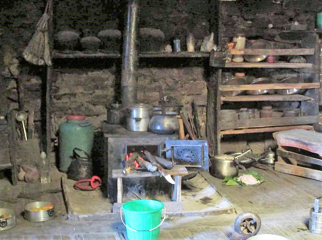 It will take a little time for families to get used to the correct way to use their stoves. Here is an example of a stove that has been left with the door open. Like the log burners we are used to in the UK, the door needs to be shut for maximum efficiency. Our EcoHimal officers in Sankhuwasabha continue to educate householders on how to use their stoves. 