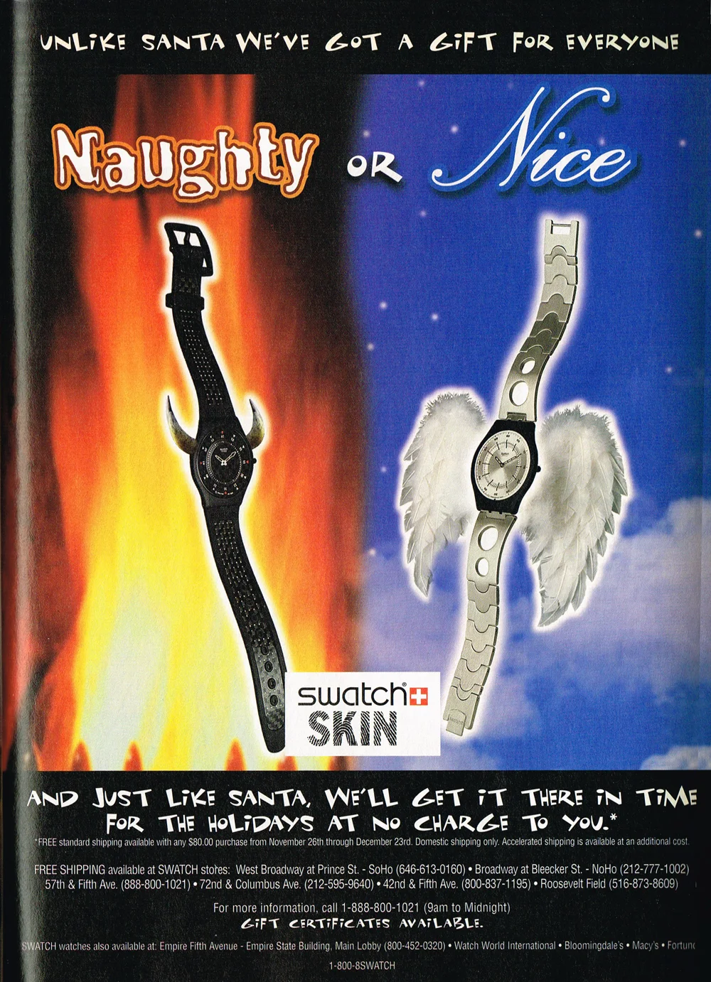 SWATCH SKIN "Naughty or Nice" Holiday Ad
