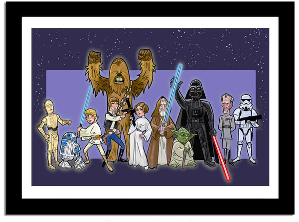 Star Wars Character | Art Print | Silvertoons