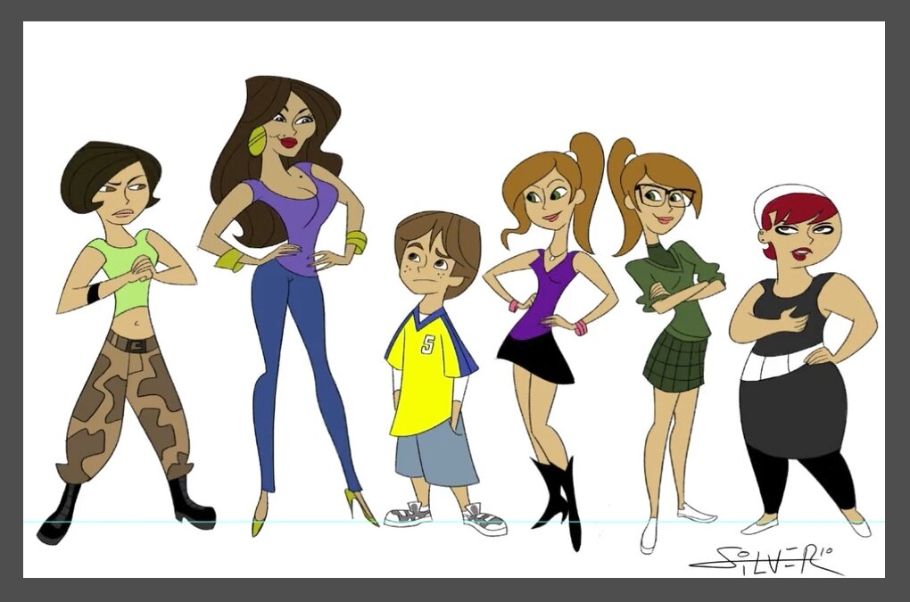 Total drama island  Total drama island, Character design sketches