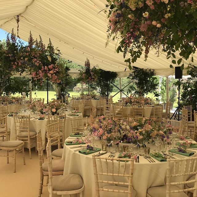 Perfect planning #weddingflowers #marqueewedding #summerflowers