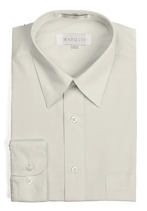 slim fit dress slacks Non-Iron Cotton Twill Spread Collar Dress Shirt main image 0