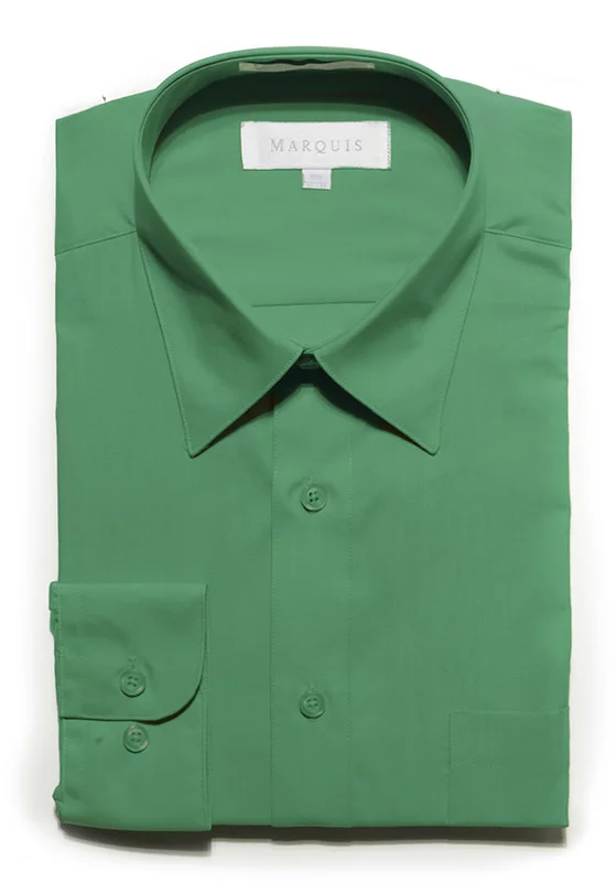 solid classic fit dress shirts 2  M A R Q U I S