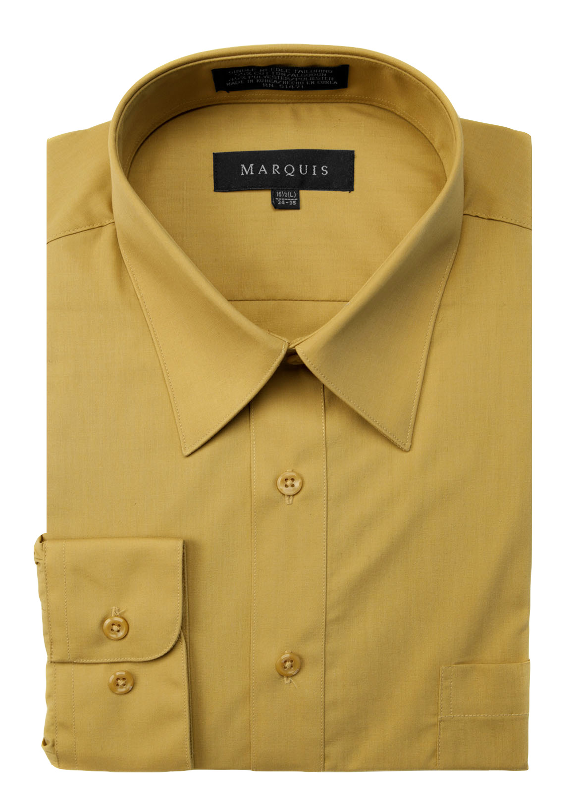 Marquis 009 Men's Cotton Blend Classic Fit Solid Button Down Dress Shirt Lilac 