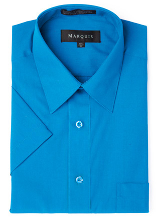 Details about   Marquis Cotton Blend Short Sleeve Welt Pocket Spor 